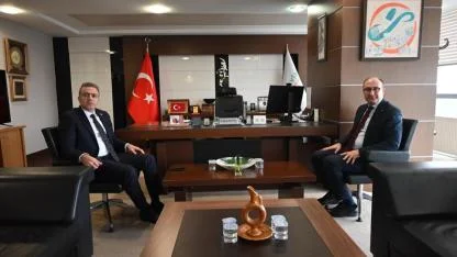 Vali Çiçek, MEVKA Genel Sekreterliğini Ziyaret Etti