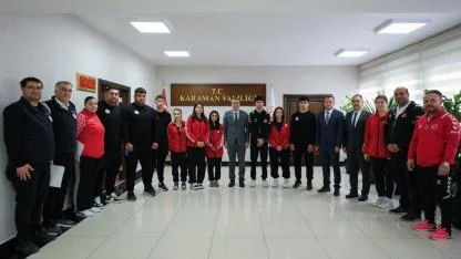 Vali Hayrettin Çiçek, Başarılı Sporcuları Ağırladı