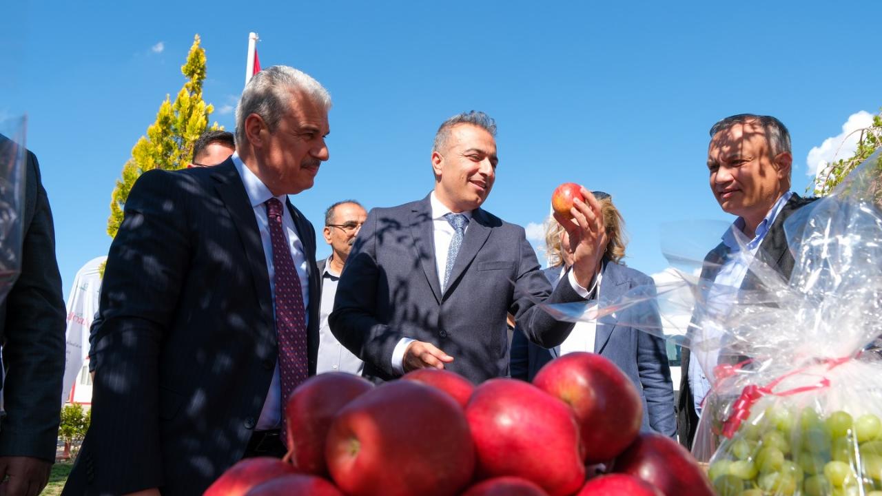 Akçaşehir’de Dev Elma Bahçesine Vali Çıkarması