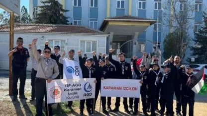 Anadolu Gençlik İzcileri 57. Alay Kampına Katıldı