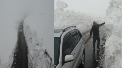 Ayrancı Erdemli Yolunda 2 Metreyi Aşan Kar!