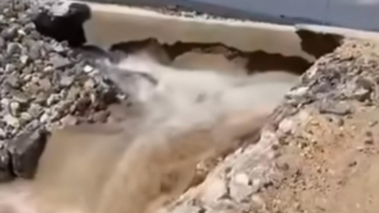 Ayrancı’da Sulama Kanalı Çöktü, Hızlı Tren Hattı Güzergâhında Hasar Oluştu