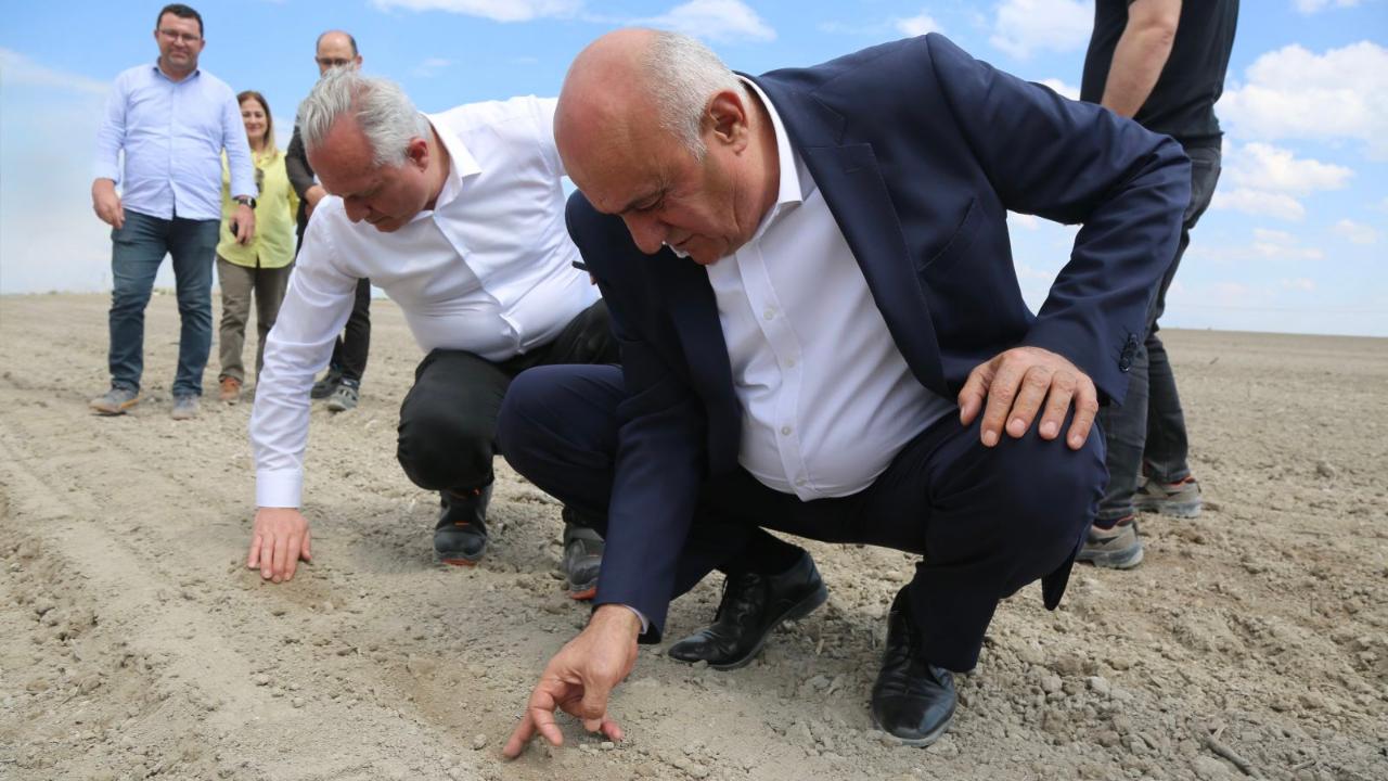 Başkan Erkoyuncu, Pancar Ekimine Start Verdi