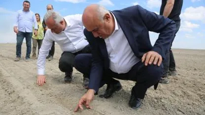 Başkan Erkoyuncu, Pancar Ekimine Start Verdi