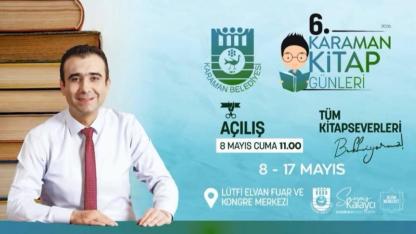 Karaman 6.Kitap Günleri 8 Mayıs’ta Kapılarını Açıyor