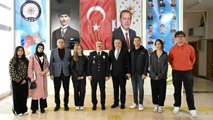 Karaman  den Emniyet Müdürü Turhan’a Ziyaret