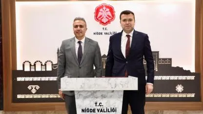Karaman Valisi Çiçek’ten Niğde Valisi Akmeşe’ye Ziyaret