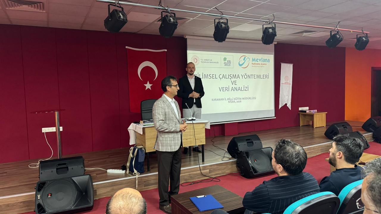 Karaman'da "Bilimsel Çalışma Yöntemleri ve Veri Analizi Eğitimi" Başladı