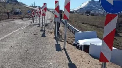 Karaman’da Heyelan Kazası: 2 Yaralı