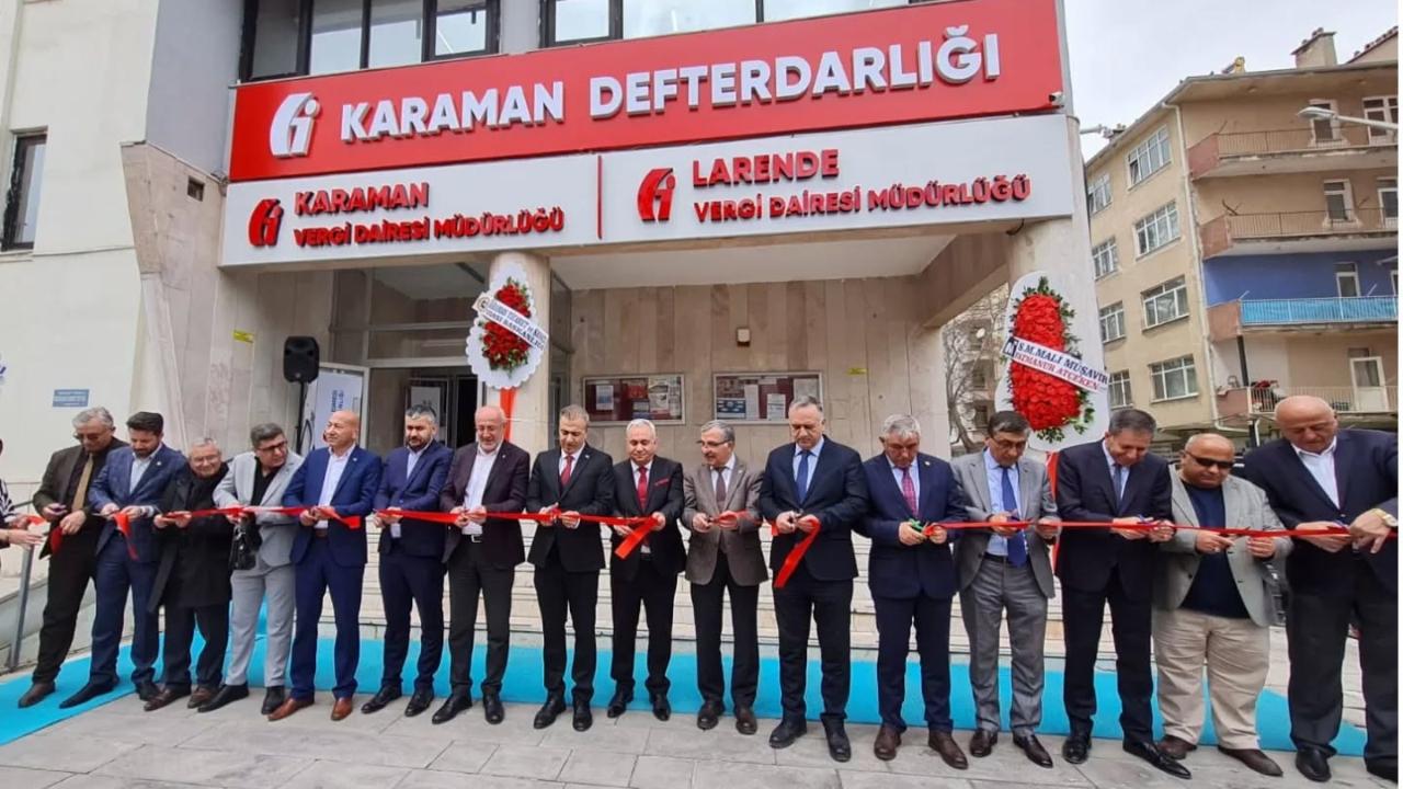 Karaman’da Larende Vergi Dairesi Hizmete Açıldı