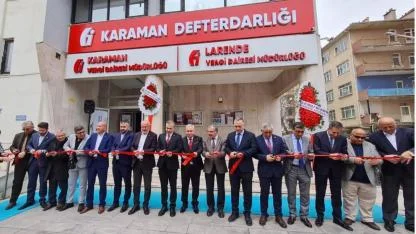 Karaman’da Larende Vergi Dairesi Hizmete Açıldı