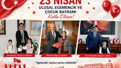 Karaman’da Makamlar 23 Nisan’da Miniklere Emanet Edildi