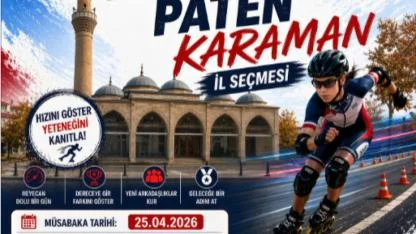 Karaman’da Tekerlekli Paten İl Seçmeleri Heyecanı