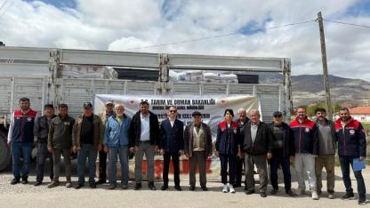 Karaman'da Üreticilere Fasulye Tohumu Dağıtıldı