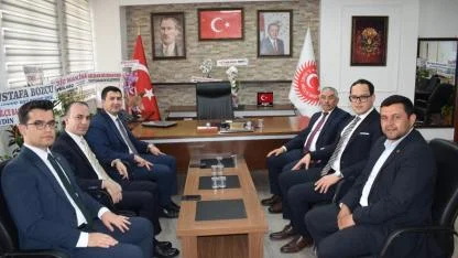 Kaymakamlardan İl Genel Meclisi Başkanı Alanlı’ya Hayırlı Olsun Ziyareti