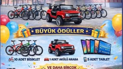 Kazancı’da 23 Nisan’a Özel Büyük Çekiliş