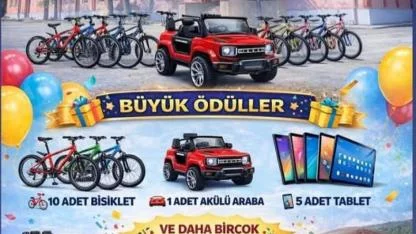 Kazancı’da 23 Nisan’a Özel Büyük Çekiliş