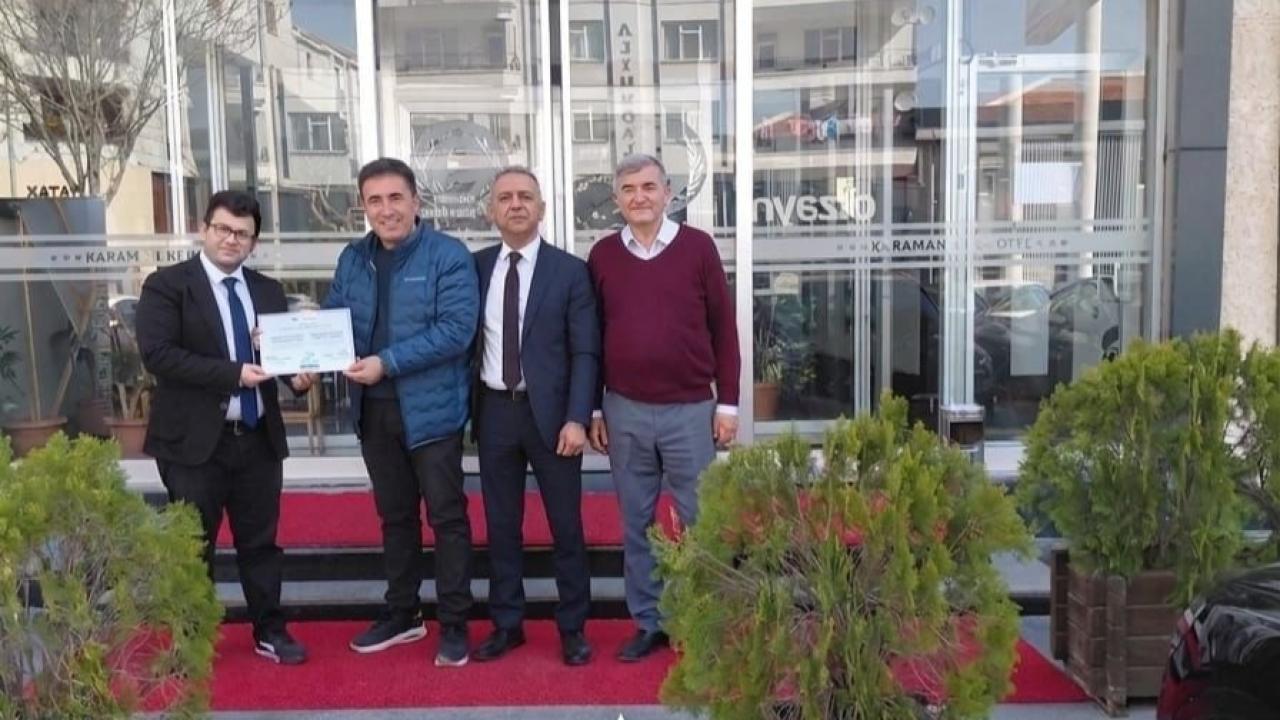 Kent Otel Uluslararası Yenilenebilir Enerji Sertifikası Aldı