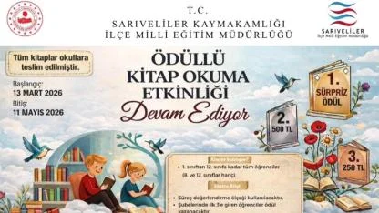 Kitap Okuyan Kazanacak: Sarıveliler’de Anlamlı Etkinlik
