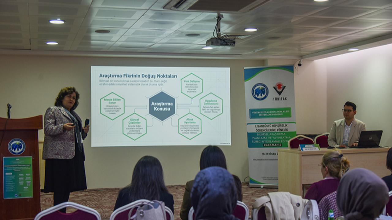 KMÜ’de TÜBİTAK 2237-A Kapsamında Bilimsel Araştırma Eğitimi Düzenlendi