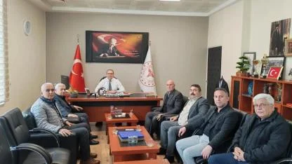 Muhtarlar Derneğinden Hastaneye Ziyaret