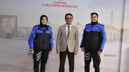 Polislerden Çalışkan’a Ziyaret