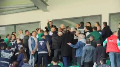 Spor Değil Gerginlik Konuşuldu! Maç Sonu Olayları Büyüdü