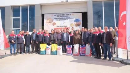 Tohumlar Üreticilere Teslim Edildi