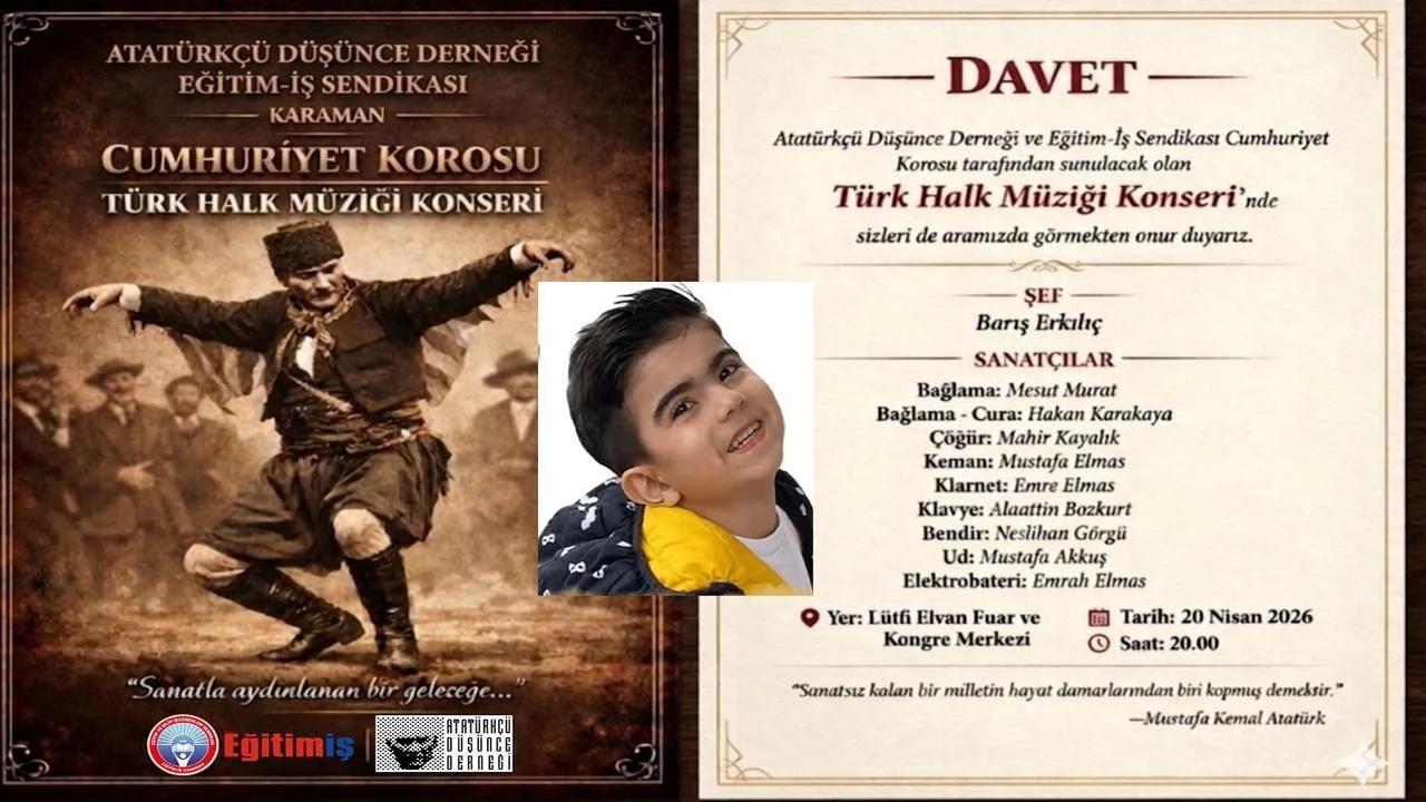 Türk Halk Müziği Konseri 27 Nisan'a Ertelendi