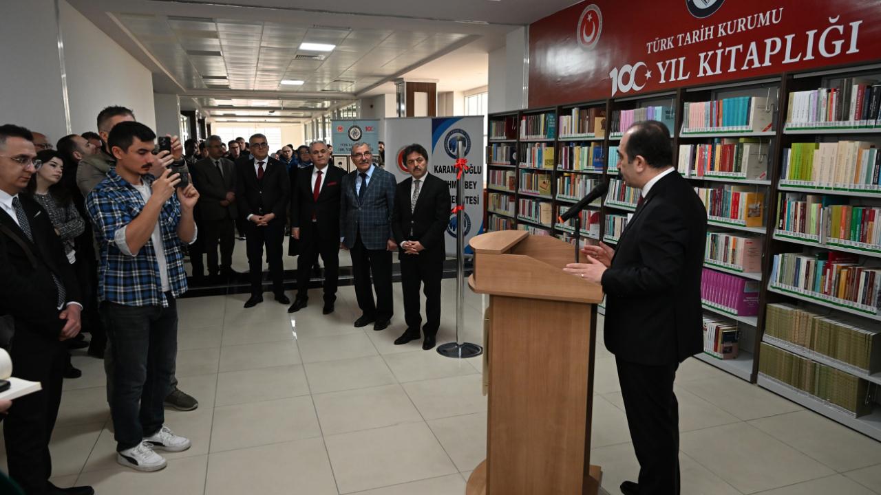 “Türk Tarih Kurumu 100. Yıl Kitaplığı” Açıldı