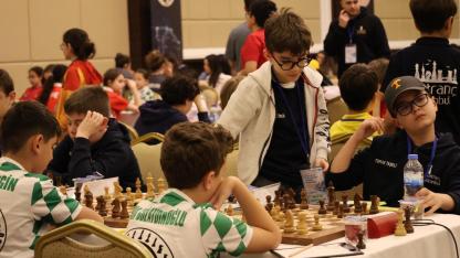 Türkiye Küçükler ve Yıldızlar Takım Satranç Yarışmaları Karaman'da başladı