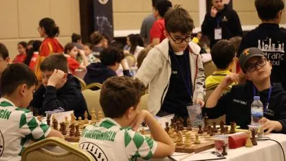 Türkiye Küçükler ve Yıldızlar Takım Satranç Yarışmaları Karaman'da başladı