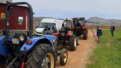 TÜVTÜRK Mobil Hizmetiyle Traktör Muayeneleri Köylere Taşındı
