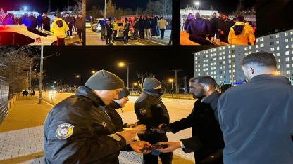 Ülkü Ocakları’ndan Polislere Anlamlı İkram!