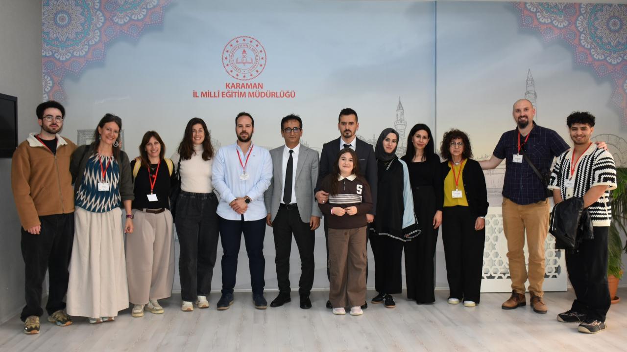 Uluslararası Eğitimcilerden İl Müdürü Mehmet Çalışkan'a Ziyaret