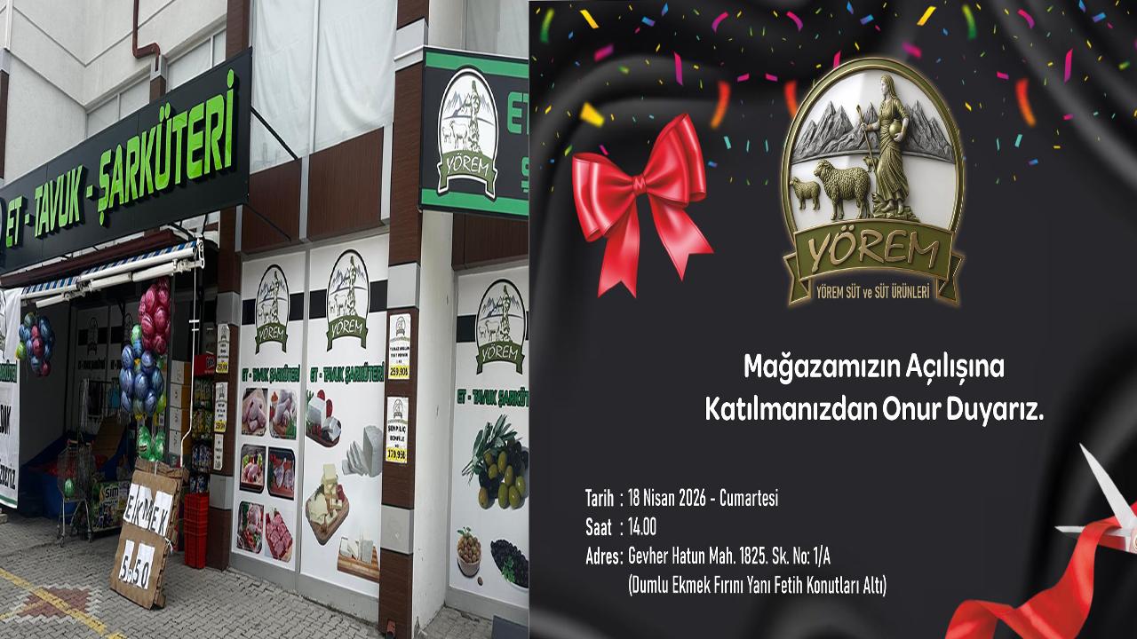 Yörem Şarküteri Karaman’da Hizmete Açılıyor