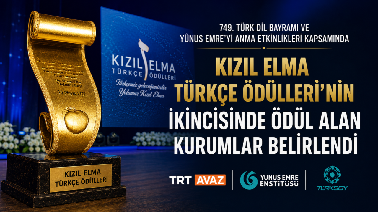 2. Kızıl Elma Türkçe Ödülleri Belli Oldu
