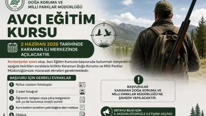 Avcı Adayları Dikkat! Kurs Tarihi Açıklandı