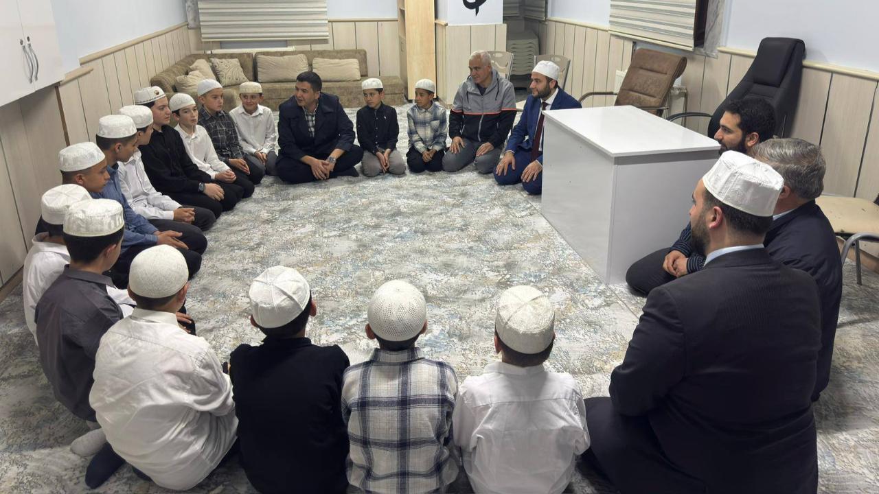 Ermenek’te Kur’an Kursuna Anlamlı Ziyaret