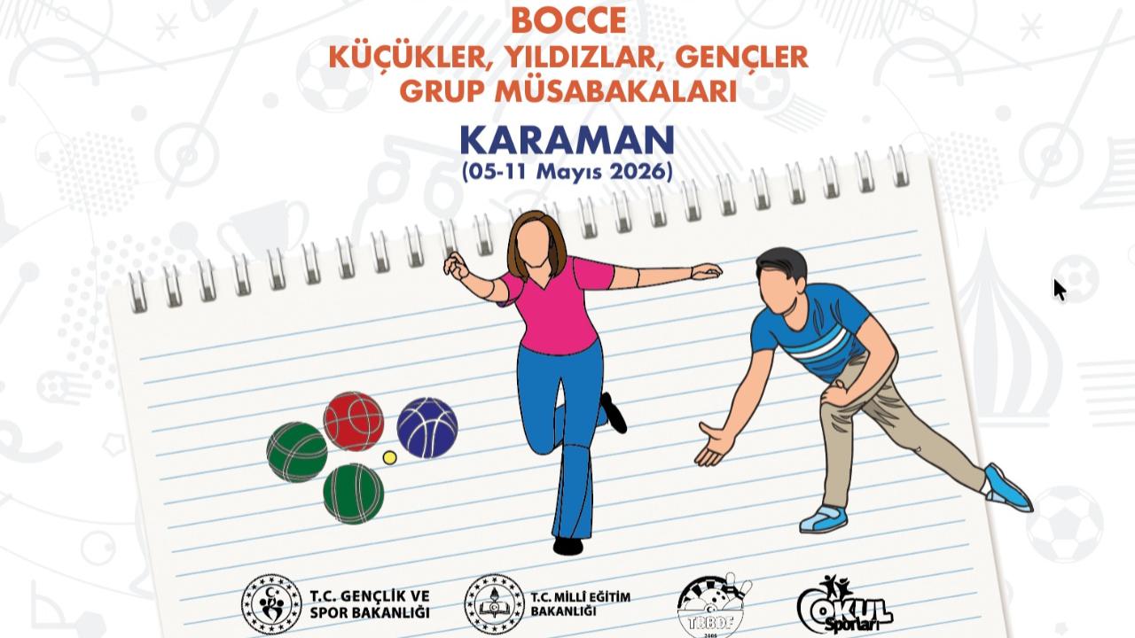 Karaman, Okul Sporları Bocce (Petank) Grup Müsabakalarına Ev Sahipliği Yapacak