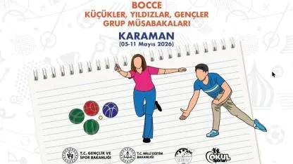 Karaman, Okul Sporları Bocce (Petank) Grup Müsabakalarına Ev Sahipliği Yapacak
