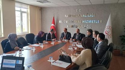Karaman’da Aileyi Güçlendiren İş Birliği Toplantısı Gerçekleştirildi