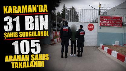 Karaman’da Asayiş ve Narkotik Denetimleri Sürüyor: 105 Gözaltı