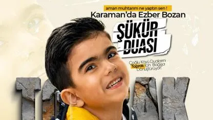 Karaman’da Ezber Bozan “Şükür” Hamlesi