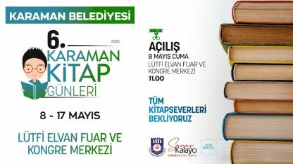 Karaman’da Kitap Günleri Başlıyor