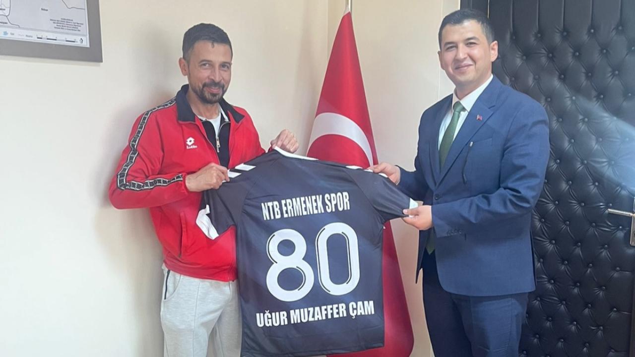 NTB Ermenek Spor’dan Kaymakam Çam’a Ziyaret
