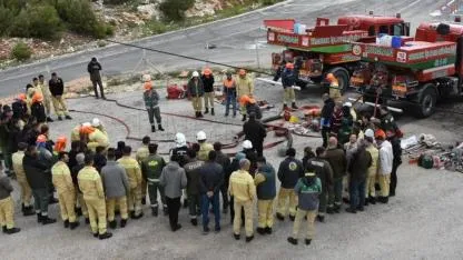 Orman Yangınlarına Karşı Karaman’da Eğitim ve Tatbikat Yapıldı