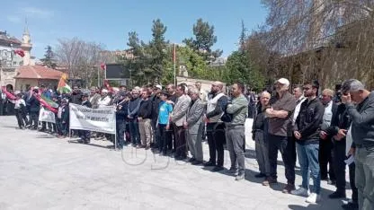 Karaman'da İsrail'in Küresel Sumud Filosu'na Saldırısı Protesto Edildi
