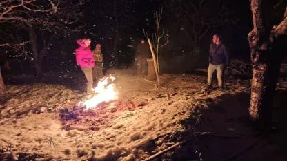 Sarıveliler’de Zirai Don Nöbeti: Üreticiler Gece Boyu Bahçelerdeydi