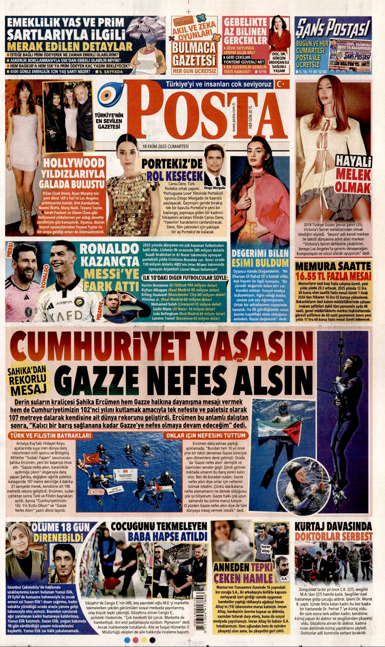 POSTA Gazete Manşeti